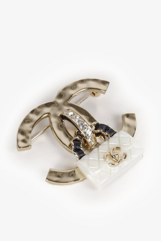 CHANEL CRUISE CC BAG CHARM BROOCH