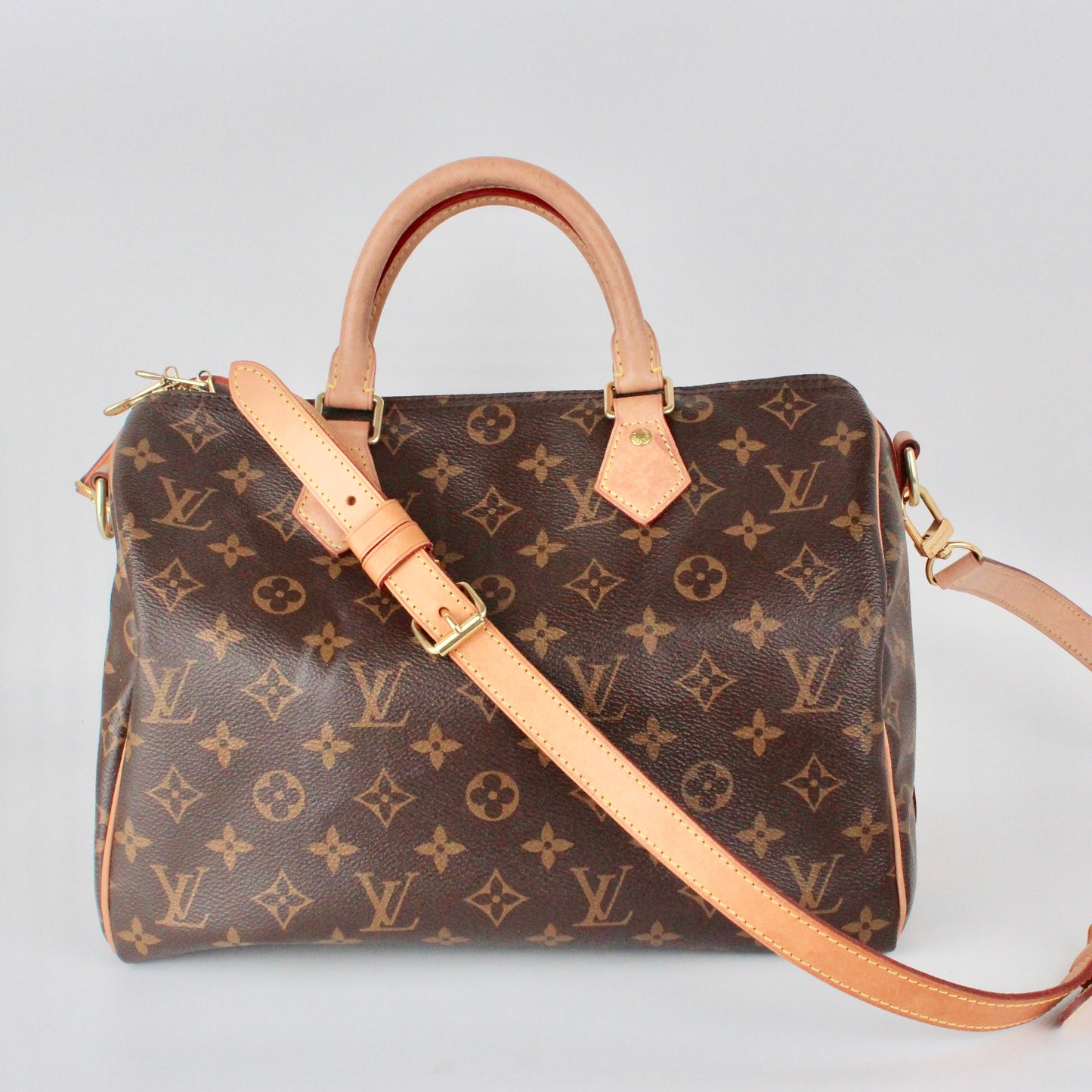 LOUIS VUITTON MONGRAM SPEEDY 30 BANDOLIER